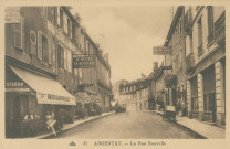 Argentat : "21. Argentat - La rue nouvelle".