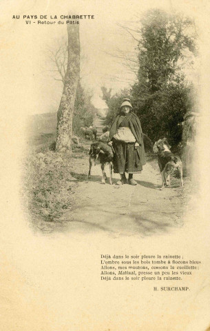 "Au pays de la Chabrette. VI - Retour du Pâtis".