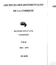Naissances, mariages, décès (1863-1872)