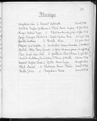 Tables décennales des mariages (1933-1942)