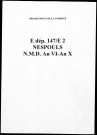 Naissances, mariages, décès (1798-1802)