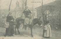 Folklore : "Types du Centre - 574 - Laitières corréziennes".