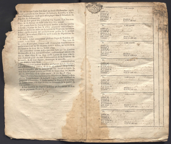 1er mars 1721-5 avril 1723