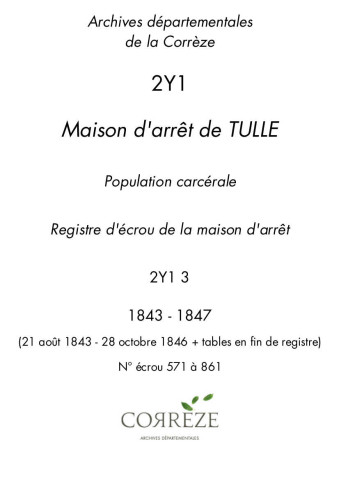 21 août 1843 - 28 octobre 1846