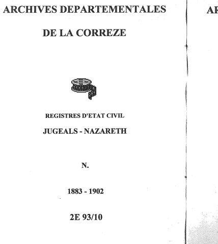 Naissances (1883-1902)