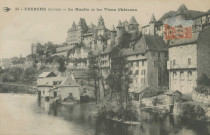 Uzerche : "23 - Uzerche (Corrèze) - Le moulin et les vieux châteaux".