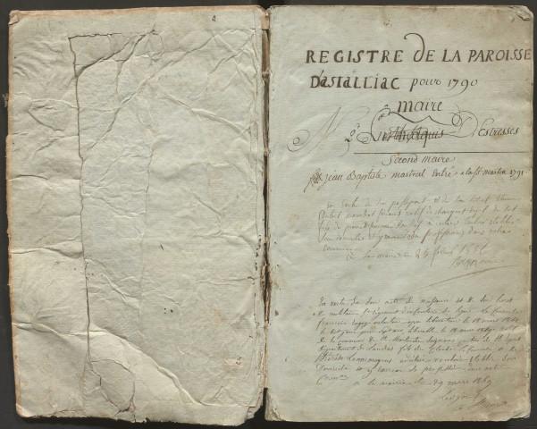 Délibérations du conseil municipal. 02 mars 1790-10 septembre 1837