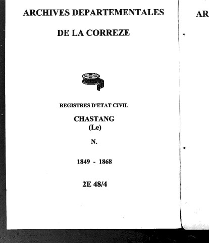 Naissances (1849-1868)