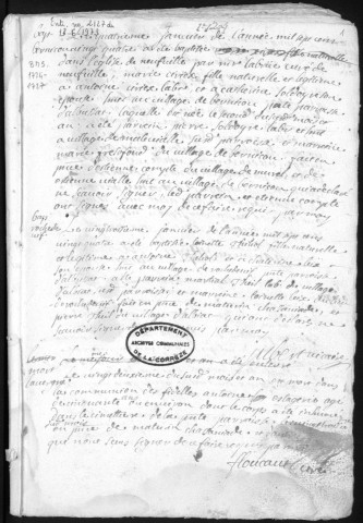 Baptêmes, mariages, sépultures (1724-1752)