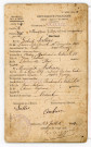 Livret de famille de Gabriel Sallas et Marguerite Aubrun, son épouse.