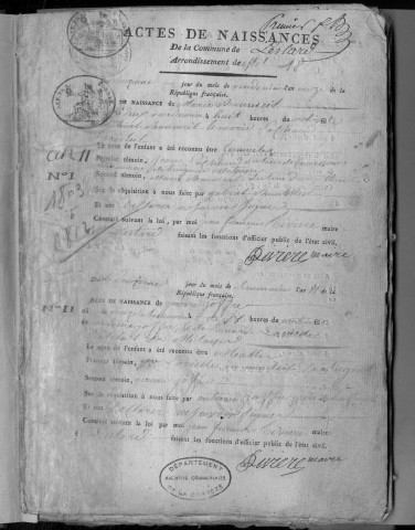 Naissances (1802-1807)