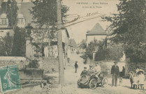 Meymac : "Meymac - Place Delmas et rue de la poste".