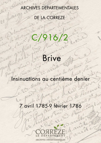 7 avril 1785-9 février 1786