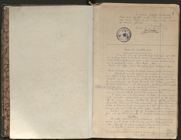 Délibérations du conseil municipal. 27 octobre 1949-18 décembre 1966