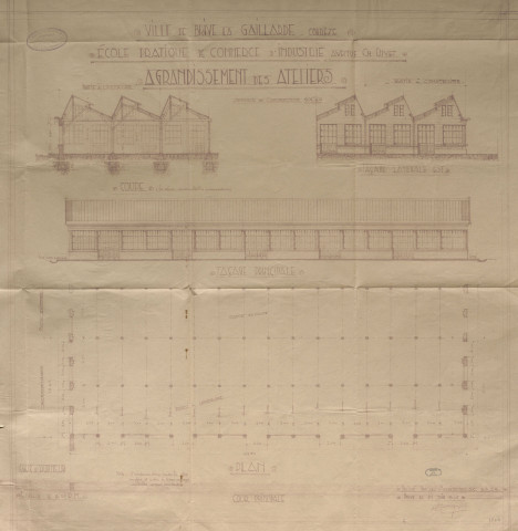 École pratique de commerce, d'industrie et d'artisanat agricole. Collège de garçons. Collège de filles.