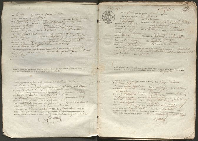 Mariages (1816-1832)