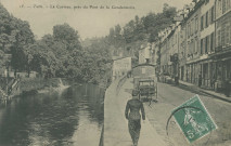 Tulle : "15. - Tulle. - La Corrèze, près du pont de la Gendarmerie".
