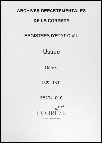 Décès (1822-1842)