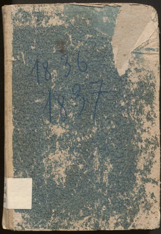 Délibérations du conseil municipal. 15 octobre 1836-12 novembre 1837