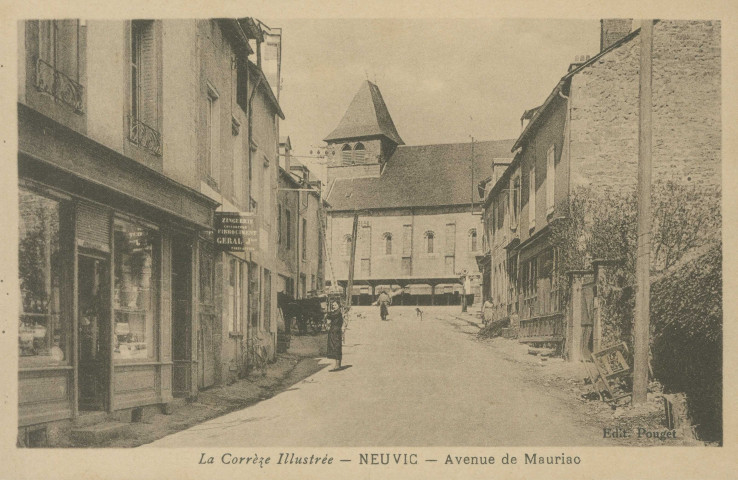Neuvic : "La Corrèze illustrée - Neuvic - Avenue de Mauriac".