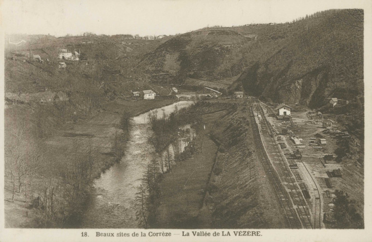 Estivaux : "18. Beaux sites de la Corrèze - La Vallée de la Vézère.".