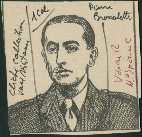 Portrait de Pierre Brossolette.