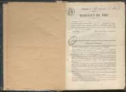 Mariages (1869-1881)