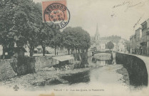 Tulle : "Tulle - 5 - Vue des quais, la passerelle".