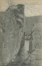 Aubazine : "Corrèze - 5. Aubazine - Rocher St-Etienne et passage du canal".