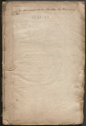 23 août 1732-29 janvier 1737