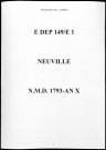 Naissances, mariages, décès et tables (1793-1802)