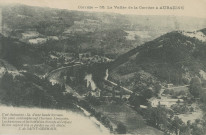 Aubazine : "56 - Corrèze - La vallée de la Corrèze à Aubazine".