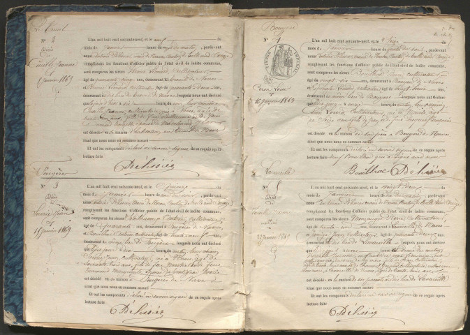 Décès (1869-1881)