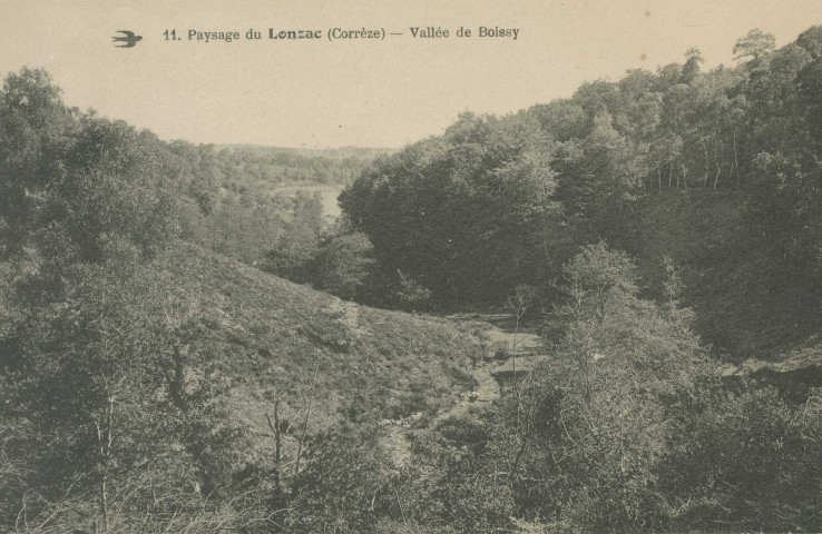 Le Lonzac : "11. Paysage du Lonzac (Corrèze) - Vallée de Boissy".