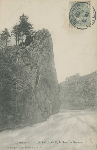 Voutezac : "Corrèze - 3 - Le Saillant, le Saut du Saumon".