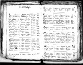Tables décennales des mariages (1813-1822)