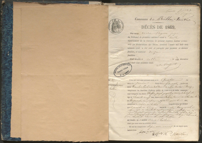 Décès (1869-1881)