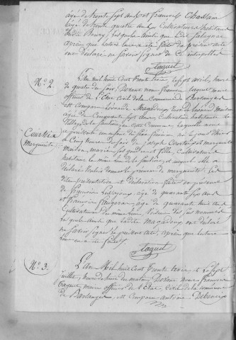 Naissances, mariages, décès (1833-1842)