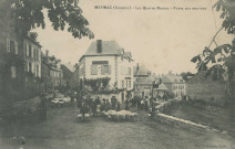 Meymac : "Meymac (Corrèze) - Les quatre routes - Foire aux moutons".