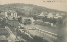Tulle : "187 - Tulle - La Corrèze au pont-neuf".