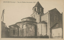 Beaulieu-sur-Dordogne : "Beaulieu (Corrèze) - Vue de l'église paroissiale (XIIe s.)".