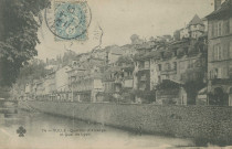 Tulle : "74 - Tulle - Quartier d'Alverge et quai de Lyon".