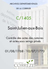 1er août 1768-10 juillet 1770