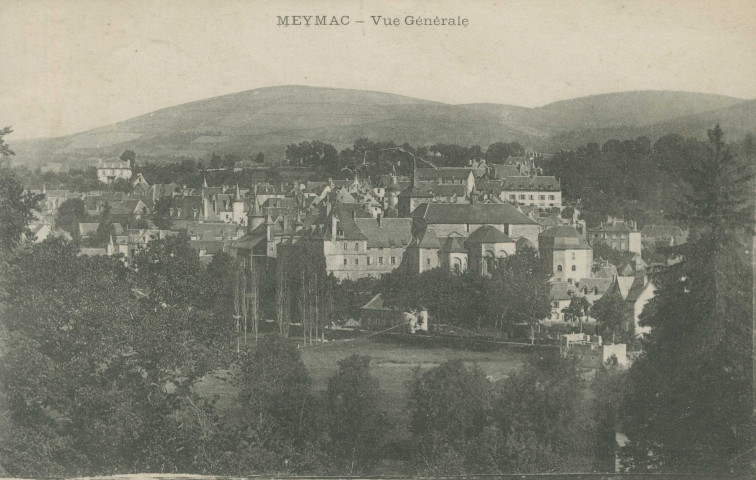 Meymac : "Meymac - Vue générale".