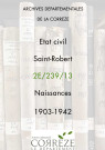 Naissances (1903-1942).
