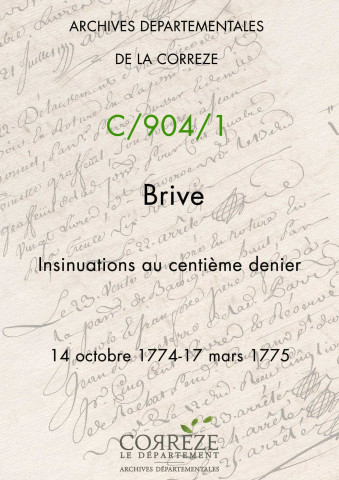 14 octobre 1774-17 mars 1775