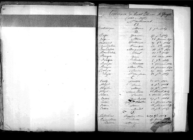 Tables décennales des décès (1893-1902)