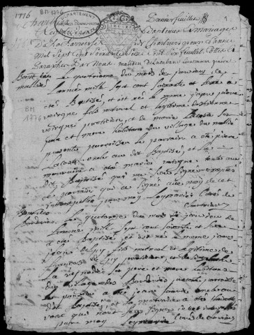 Baptêmes, mariages, sépultures (1776-1792)