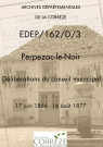 Délibérations du conseil municipal. 17 juin 1866-16 août 1878