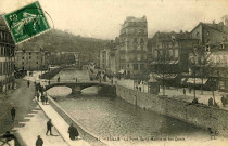 "17 - Tulle - Le pont de la Mairie et les quais".